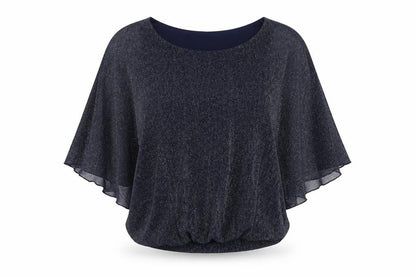 Womens UK Size 10 Dorothy Perkins Blue Basic Blouse