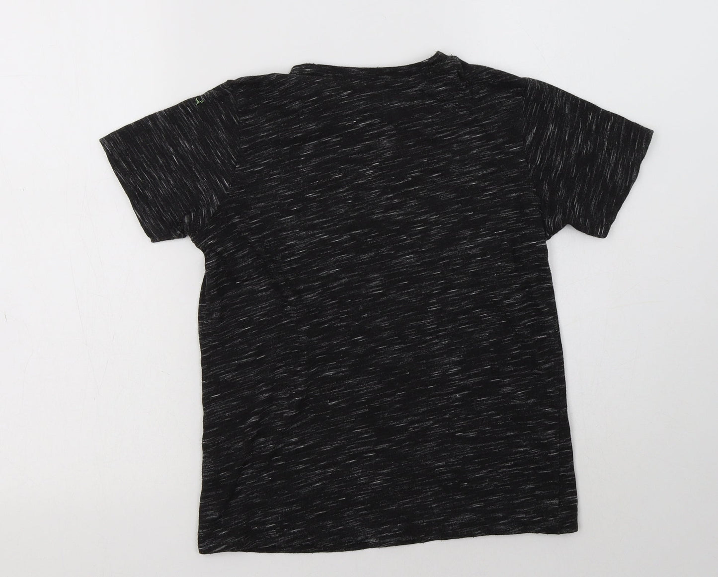Matalan Boys Grey  Polyester Basic Polo Size 10 Years Crew Neck  - WIFI