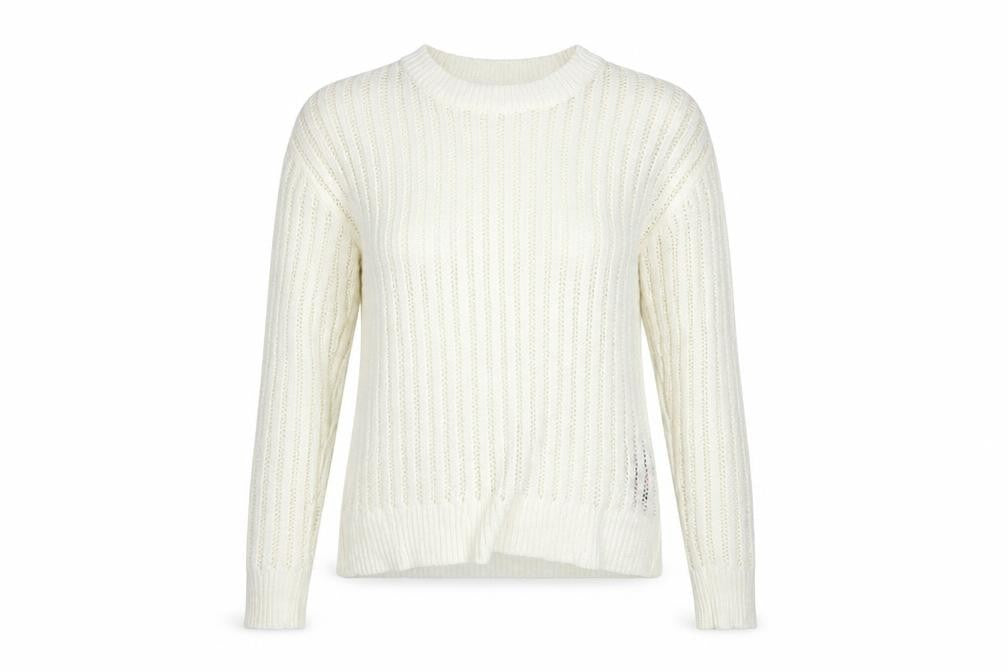 Womens UK Size XS Primark White Pullover Jumper