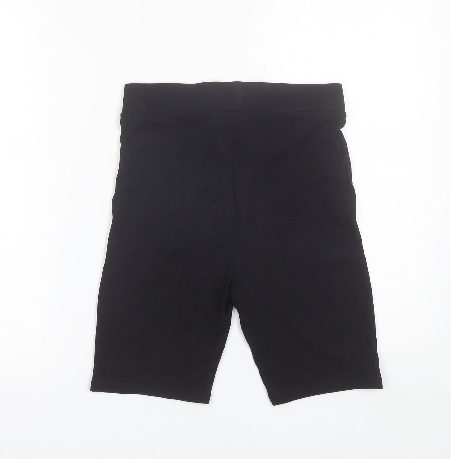 COLLUSION Womens Black  Polyester Biker Shorts Size 8 L8 in Regular