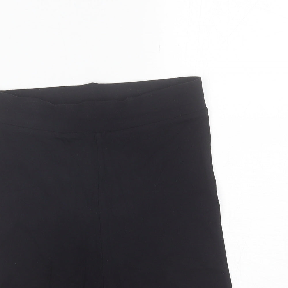 COLLUSION Womens Black  Polyester Biker Shorts Size 8 L8 in Regular