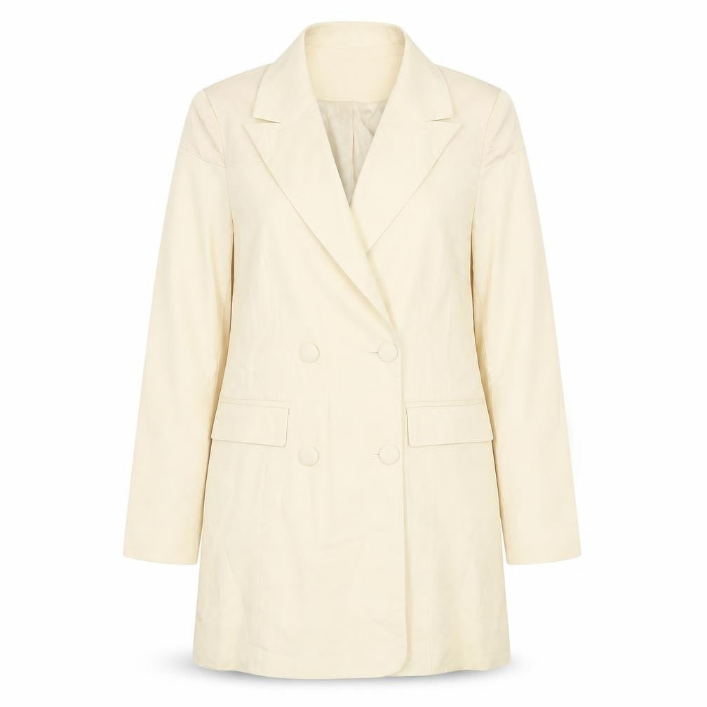 Womens UK Size 8 Misspap Yellow Overcoat