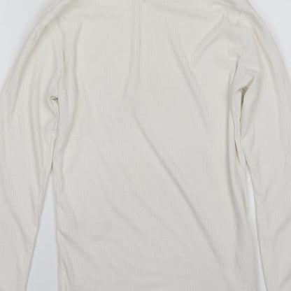 Womens UK Size 8 New Look White Pullover Jumper
