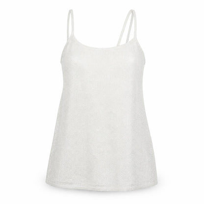 Womens UK Size 8 River Island Silver Camisole Tank