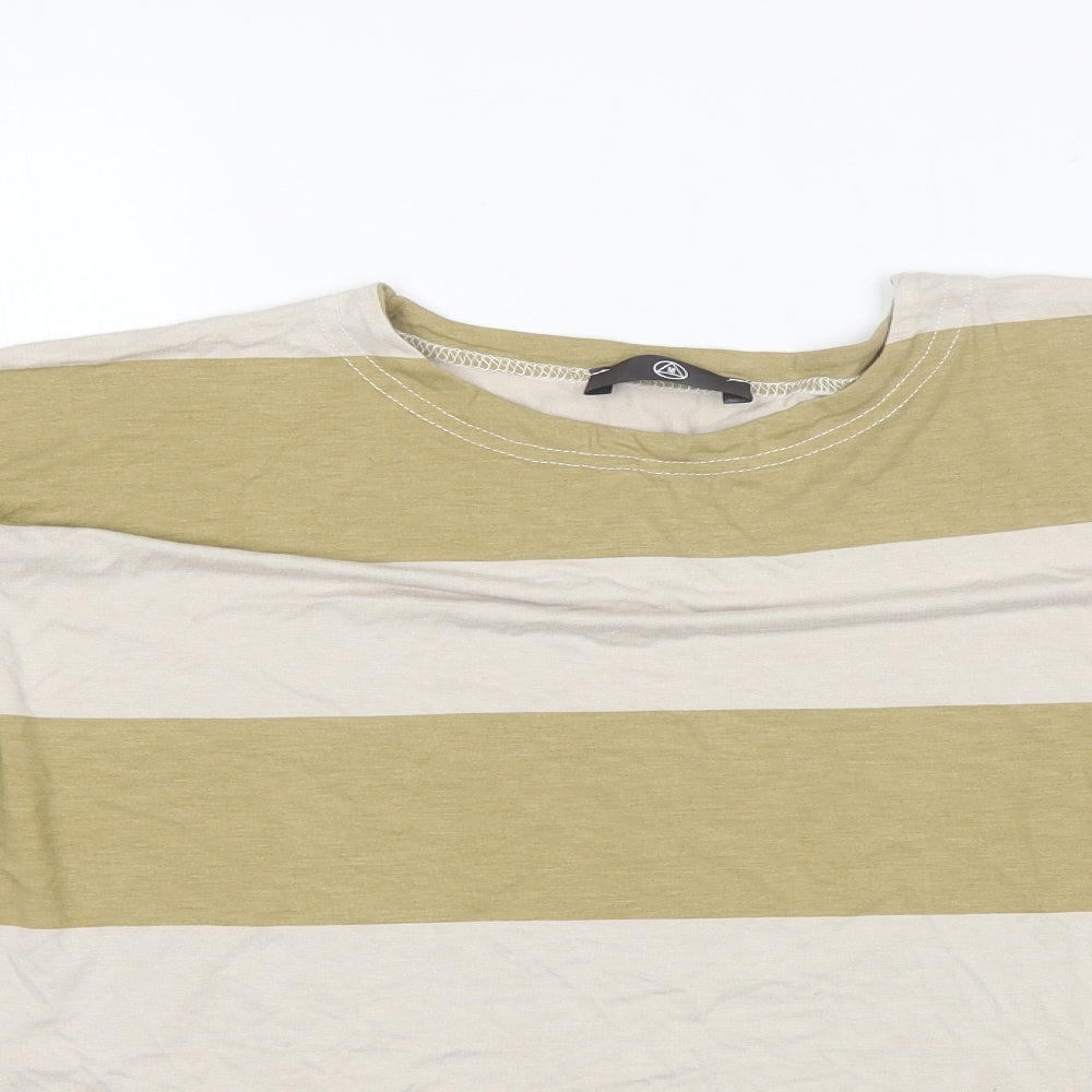 Womens UK Size 10 Missguided Brown Basic T-Shirt