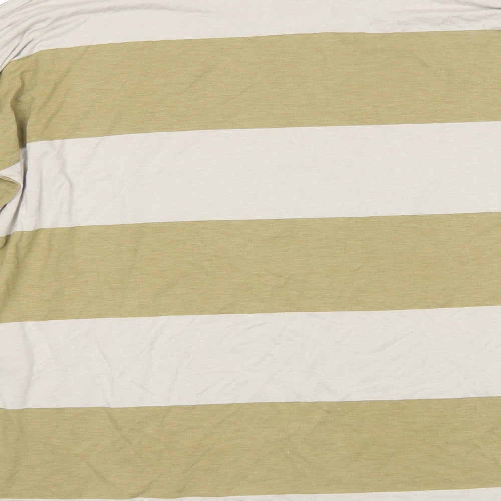 Womens UK Size 10 Missguided Brown Basic T-Shirt
