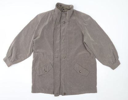 Womens UK Size 16 Telemac Grey Overcoat
