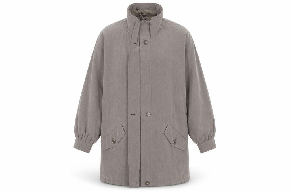 Womens UK Size 16 Telemac Grey Overcoat