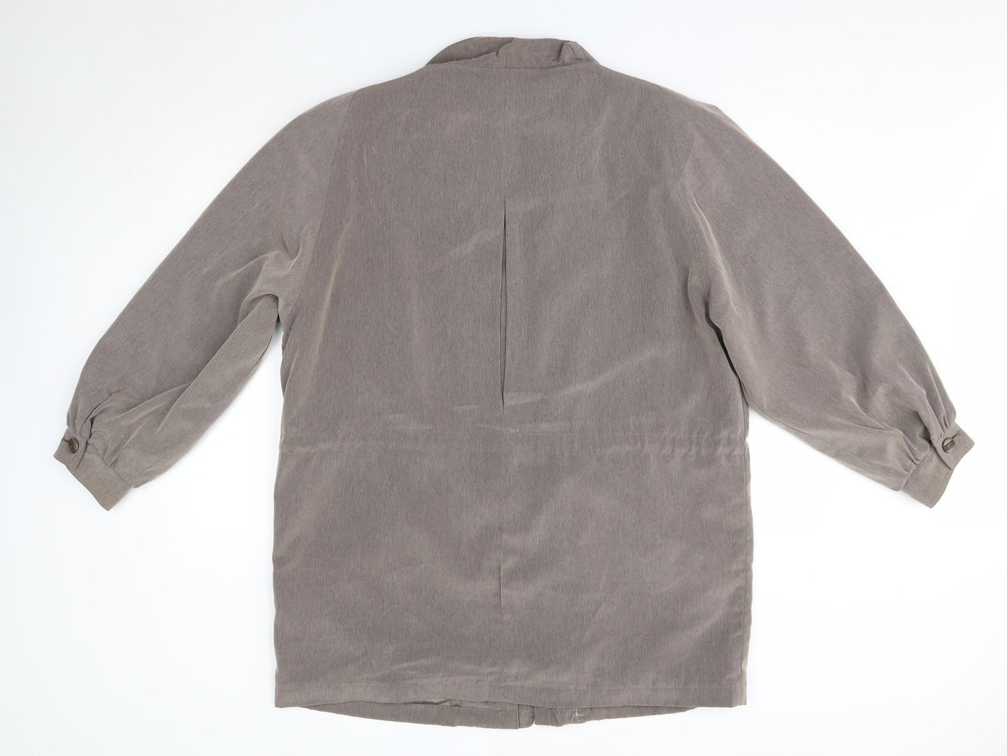 Womens UK Size 16 Telemac Grey Overcoat