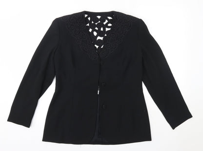 Womens UK Size 12 Gina Black Jacket