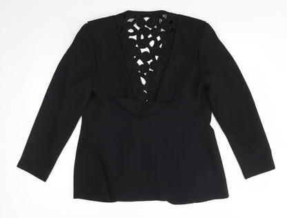 Womens UK Size 12 Gina Black Jacket