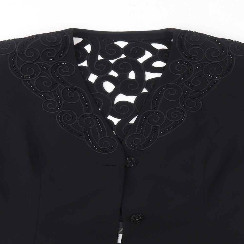 Womens UK Size 12 Gina Black Jacket