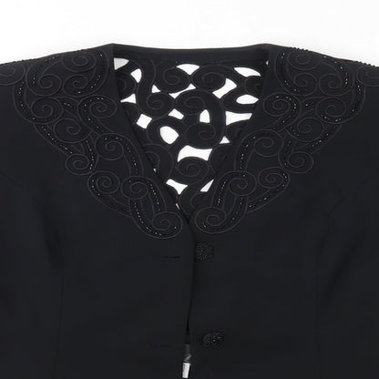 Womens UK Size 12 Gina Black Jacket