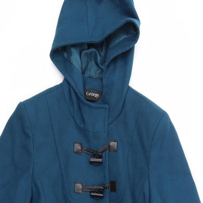 George Womens Blue   Parka Coat Size 10