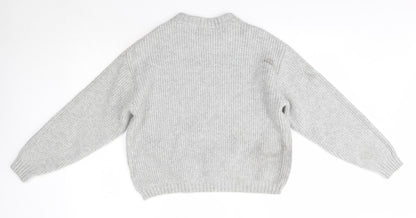 Womens UK Size XS H&M Grey Pullover Jumper