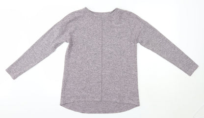 Womens UK Size 8 Peacocks Purple Pullover Jumper
