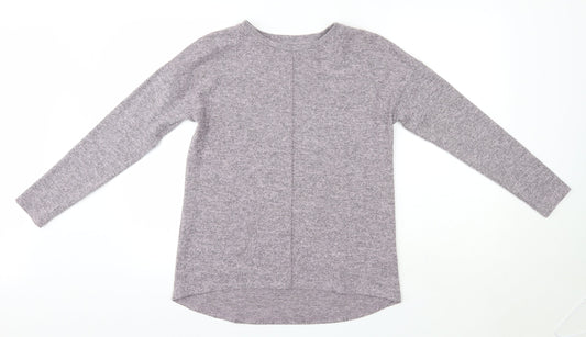 Womens UK Size 8 Peacocks Purple Pullover Jumper