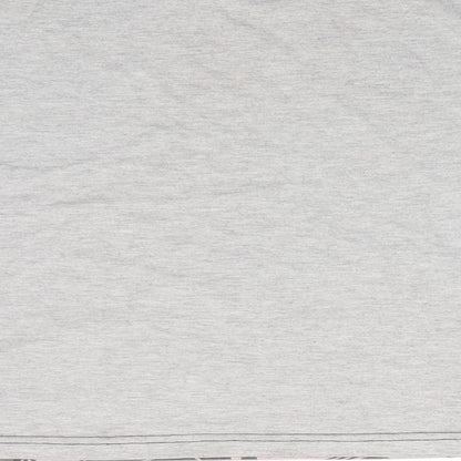 Avengers by George Boys Grey Solid Cotton  Pyjama Top Size 9-10 Years  Pullover - Faux Red Short Sleeves Character print