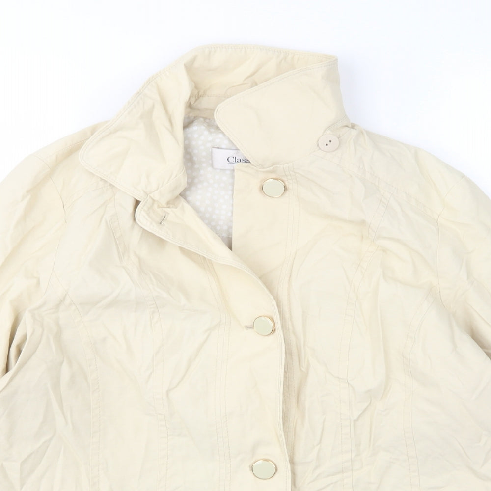 Womens UK Size 10 M&S Beige Jacket