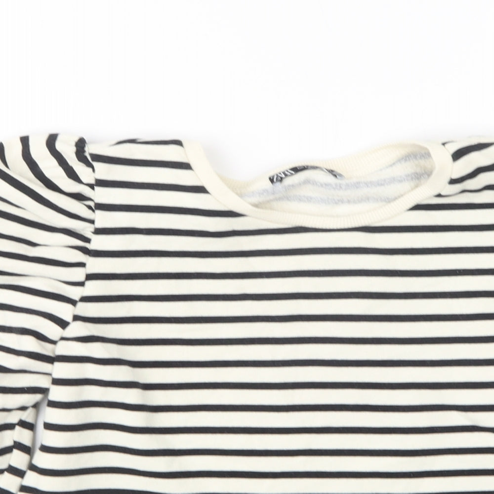 Womens UK Size S Zara Multicoloured Pullover Jumper
