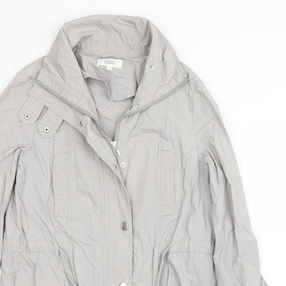 Womens UK Size 8 M&S Grey Overcoat