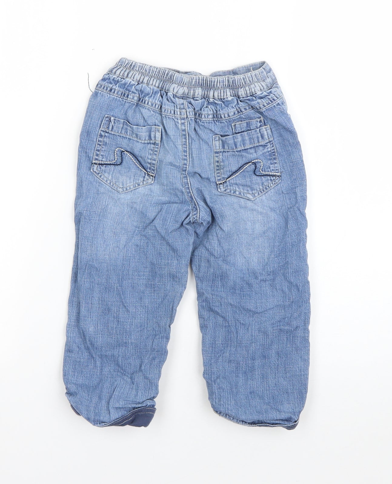 TU Baby Blue  Cotton  Jeans Size 18-24 Months   - baby bear