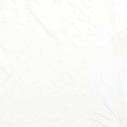 Womens UK Size M H&M White Basic T-Shirt