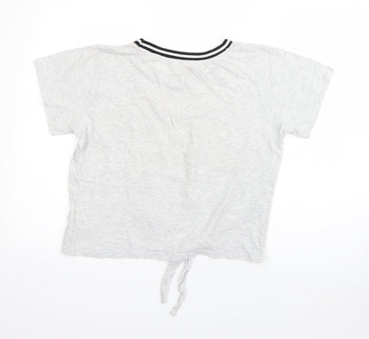 Womens UK Size M Love to Lounge Green Basic T-Shirt
