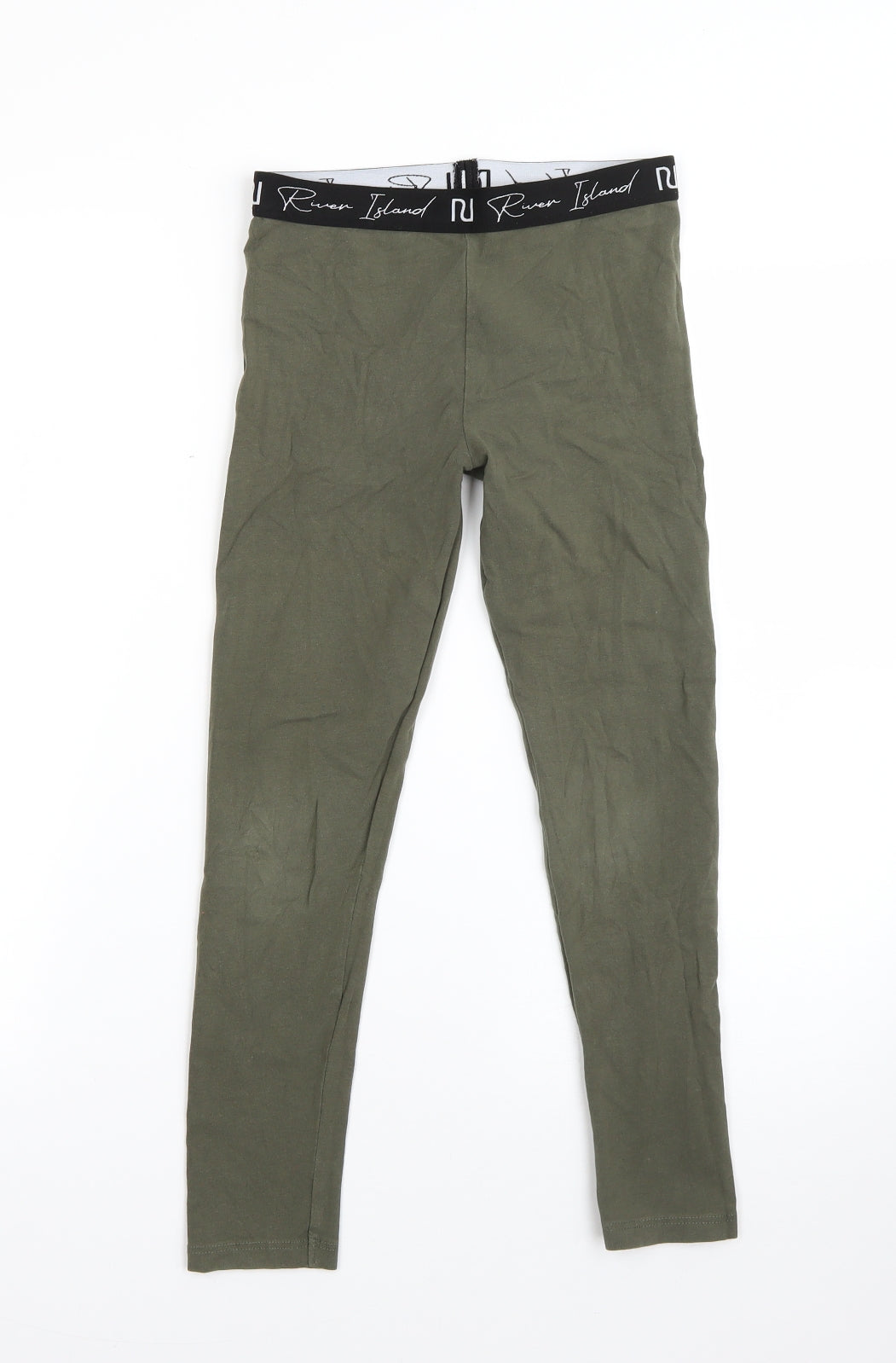 River Island Girls Green  Cotton  Pyjama Pants Size 9-10 Years