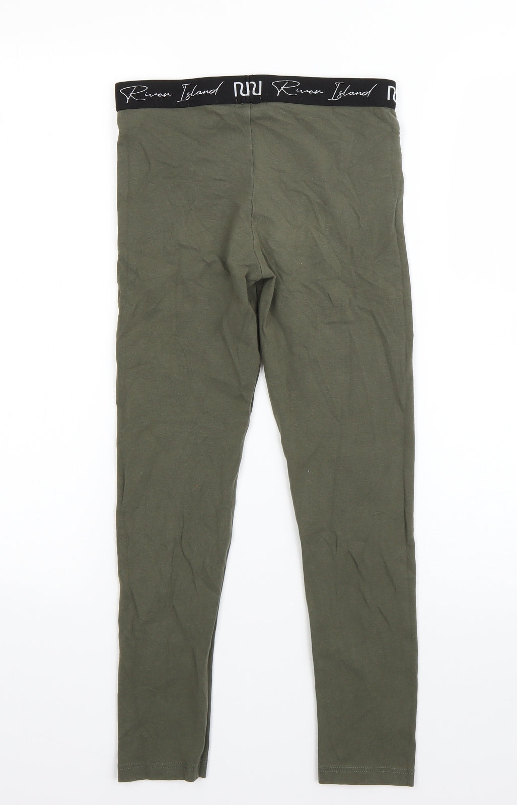 River Island Girls Green  Cotton  Pyjama Pants Size 9-10 Years