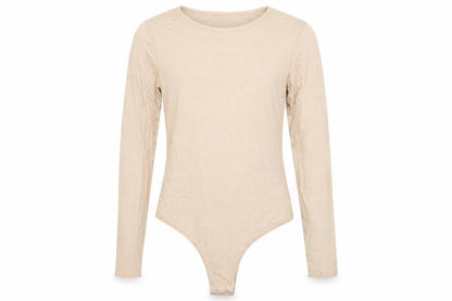 Womens UK Size 12 Pretty Little Thing One-Piece Beige Romper