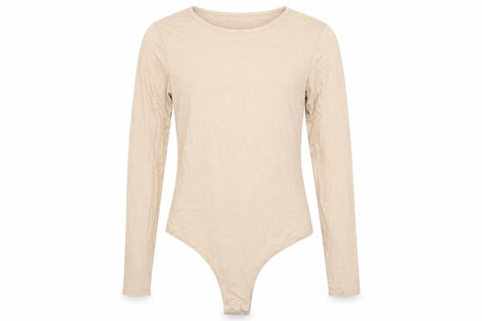 Womens UK Size 12 Pretty Little Thing One-Piece Beige Romper