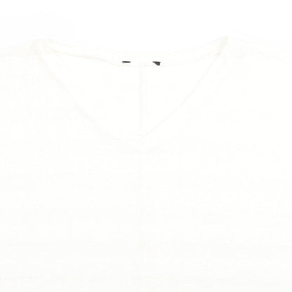 Womens UK Size M New Look White Pullover Jumper