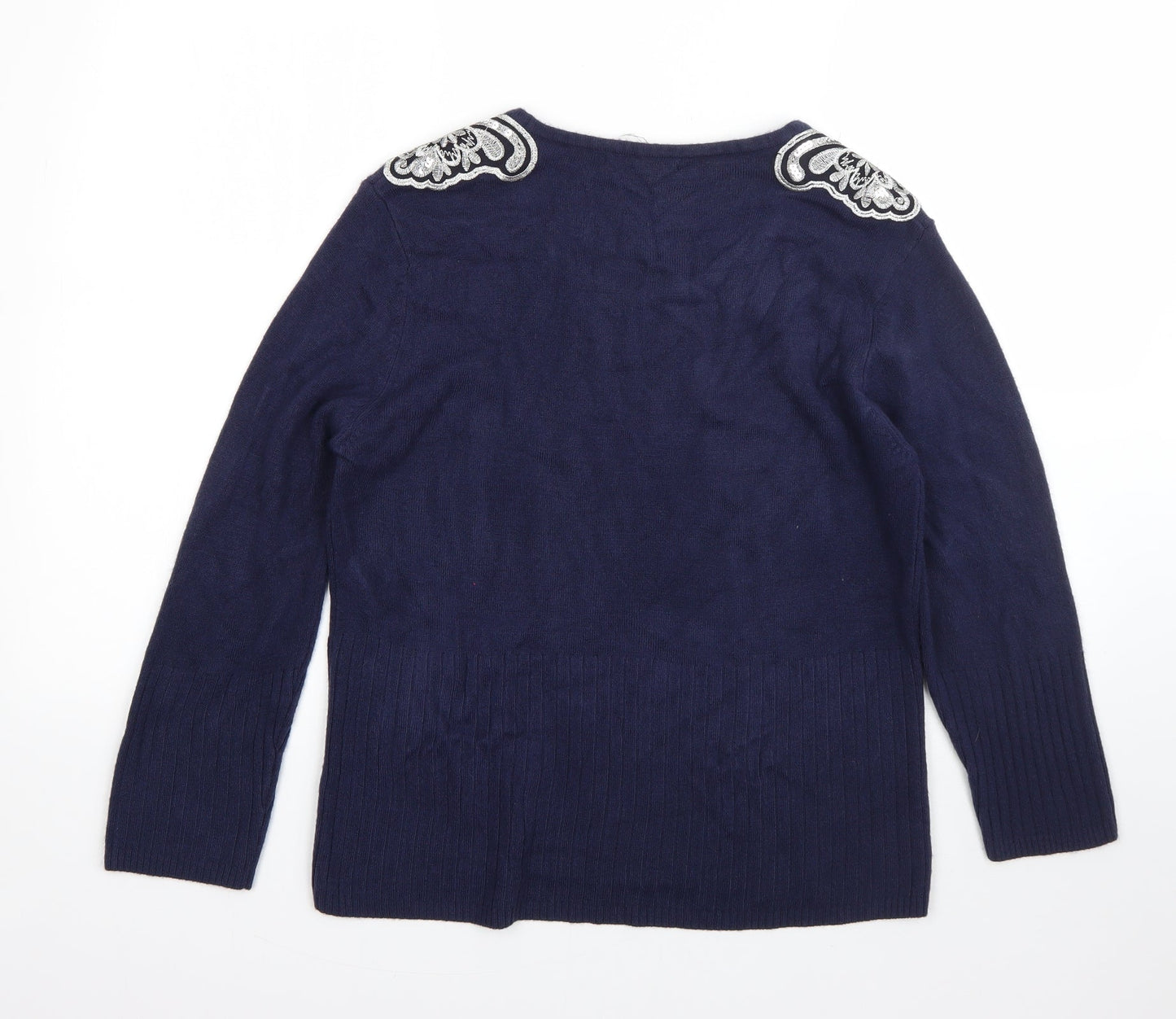 Womens UK Size L Klass Blue Pullover Jumper