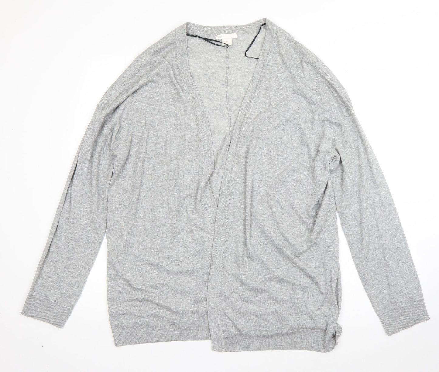Womens UK Size M H&M Grey Cardigan Jumper