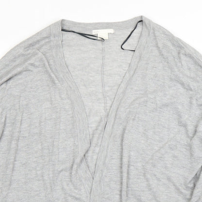 Womens UK Size M H&M Grey Cardigan Jumper