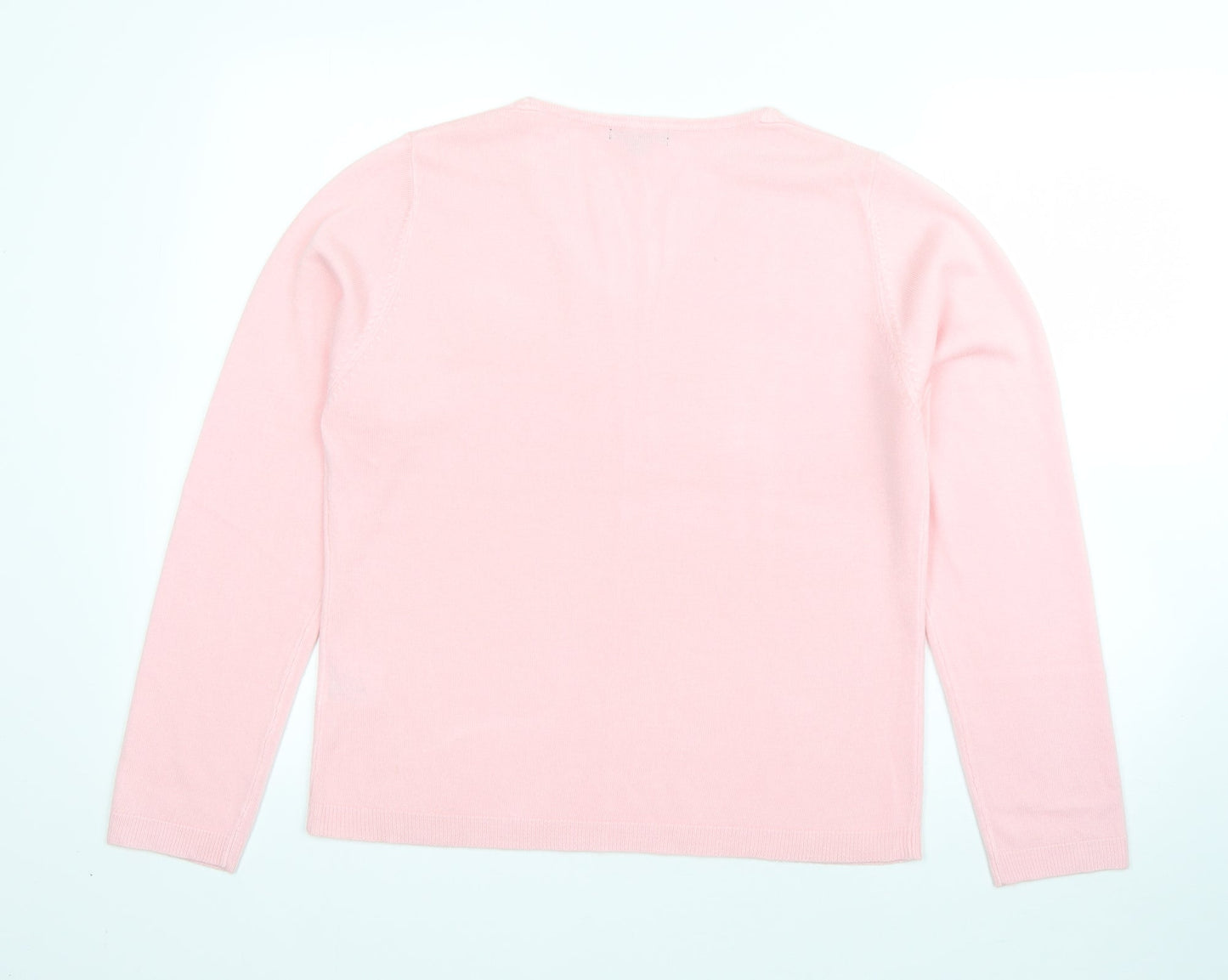 Womens UK Size L Debbie Morgan Pink Pullover Jumper