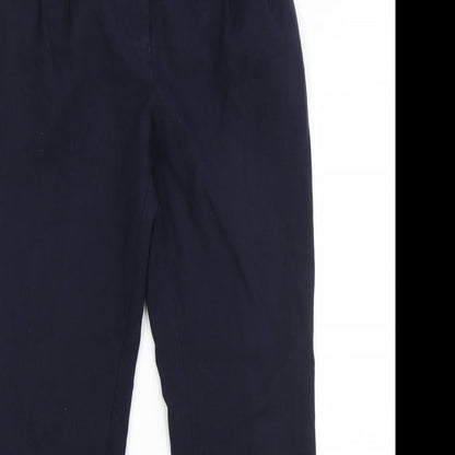 Womens UK Size 8 NEXT Regular Fit Dress Pants Blue Trousers