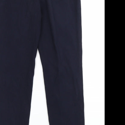 Womens UK Size 8 NEXT Regular Fit Dress Pants Blue Trousers