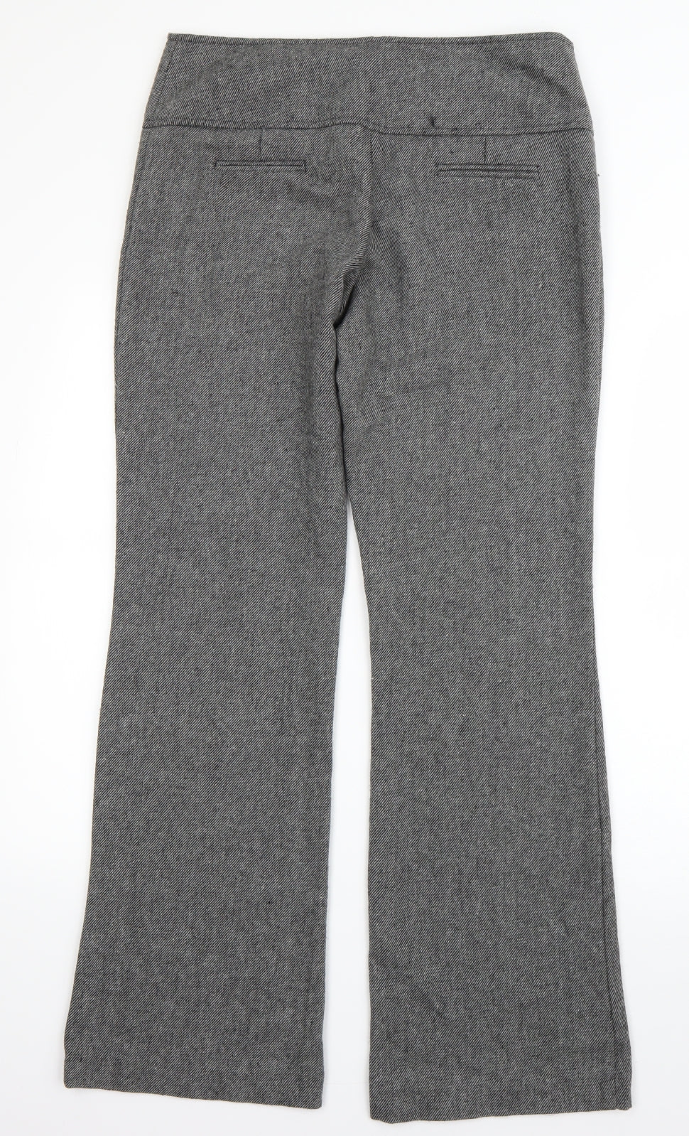 George Womens Grey  Polyester Dress Pants Trousers Size 10 L30 in Regular