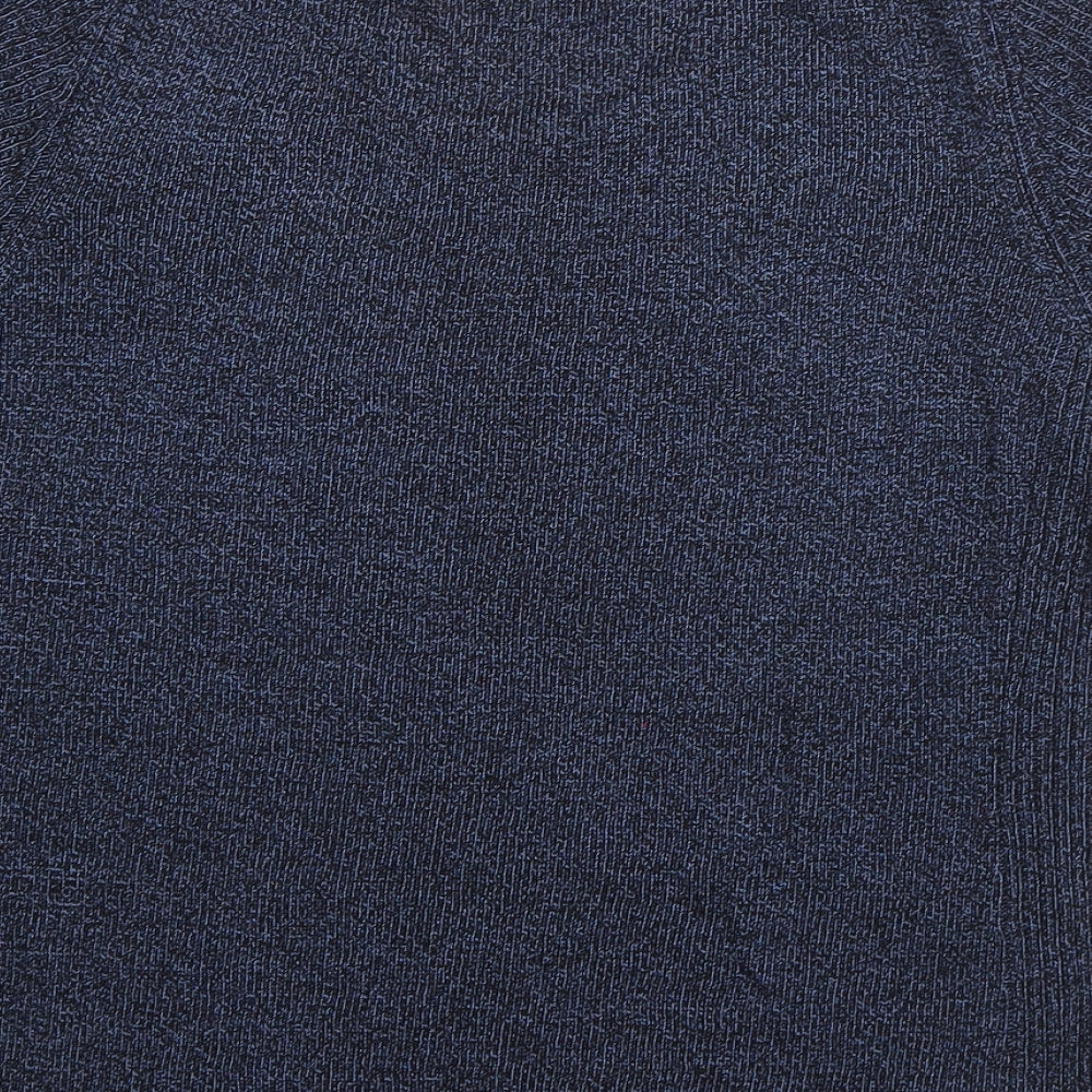 Brand and care label for Windsor women’s blue round neck viscose jumper, size S