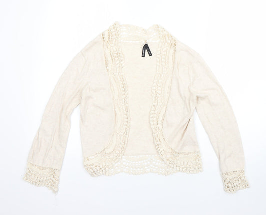 Womens UK Size 8 Atmosphere Beige Cardigan Jumper