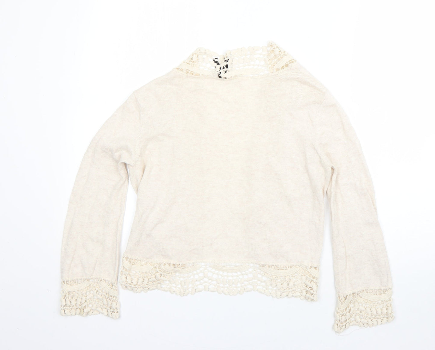 Womens UK Size 8 Atmosphere Beige Cardigan Jumper