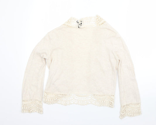 Womens UK Size 8 Atmosphere Beige Cardigan Jumper