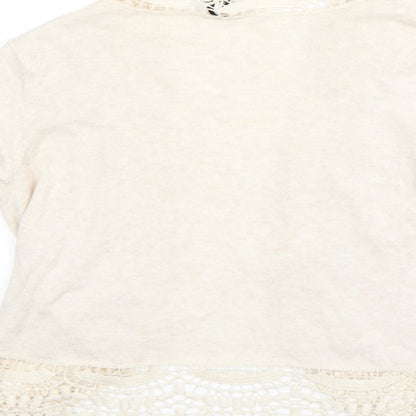 Womens UK Size 8 Atmosphere Beige Cardigan Jumper