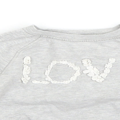 NEXT Boys Grey  Cotton Pullover Sweatshirt Size 4 Years