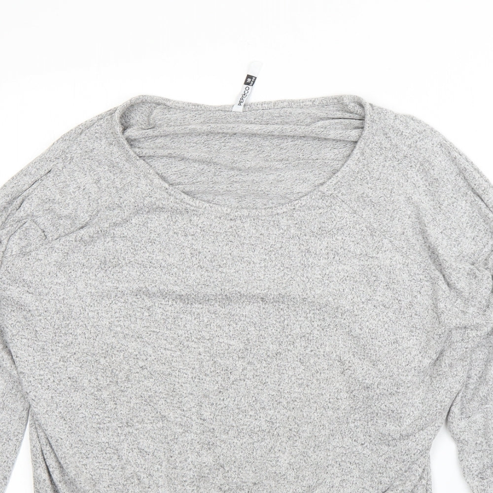 Womens UK Size 18 Pep&Co Grey Pullover Jumper