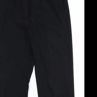 Womens UK Size 36 in Preworn Regular Fit Dress Pants Black Trousers