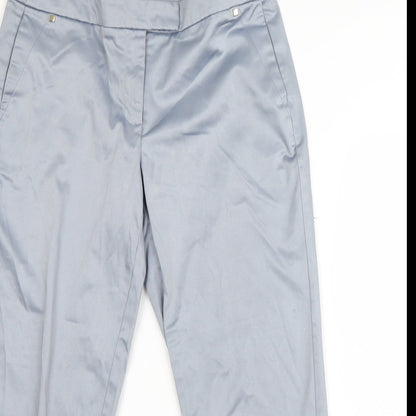 Womens UK Size 8 River Island Regular Fit Dress Pants Blue Trousers