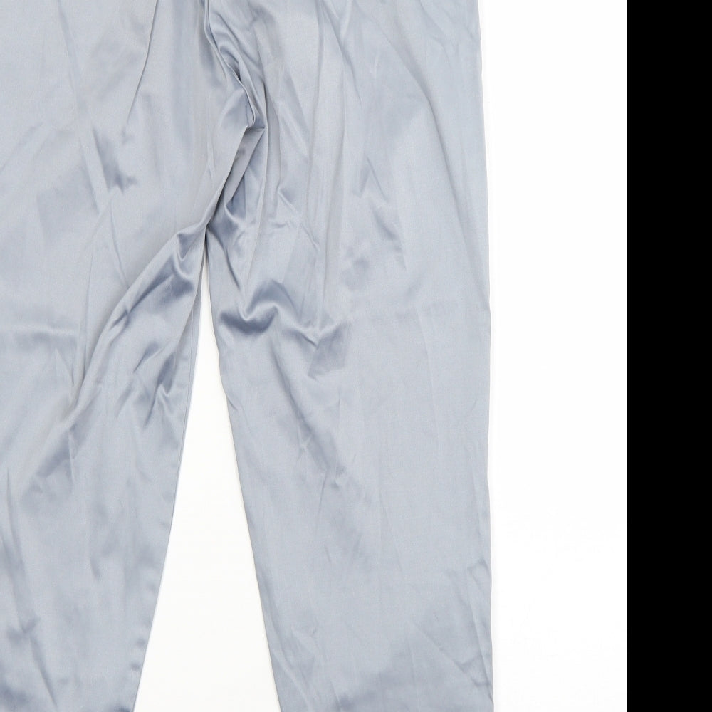 Womens UK Size 8 River Island Regular Fit Dress Pants Blue Trousers